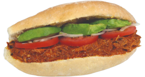 Torta Cochinita Pibil